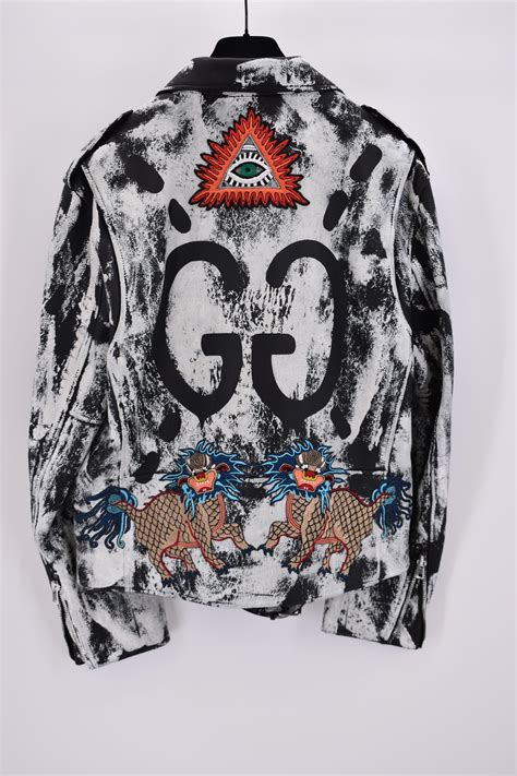 trevor andrew gucci ghost leather jacket|gucci ghost.